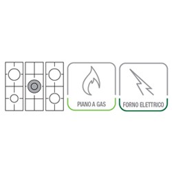 Steel GQ10SF: Cucina di fascia alta con forno combinato a vapore