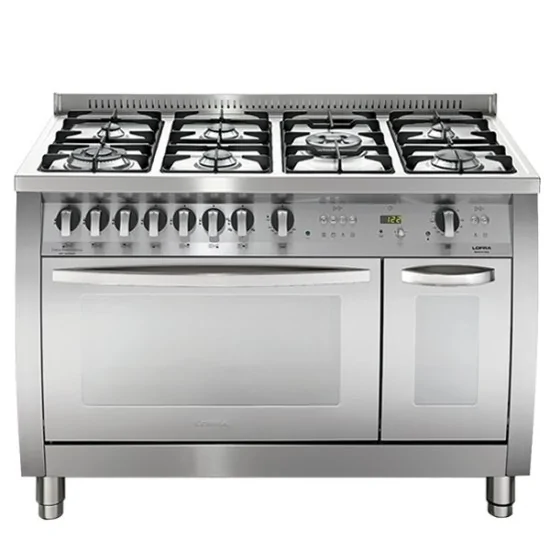 Cuisinière Lofra CSD126GV+EC/2Ci 120cm – Double Four (Gaz Ventilé + Électrique) | 7 Brûleurs Gaz