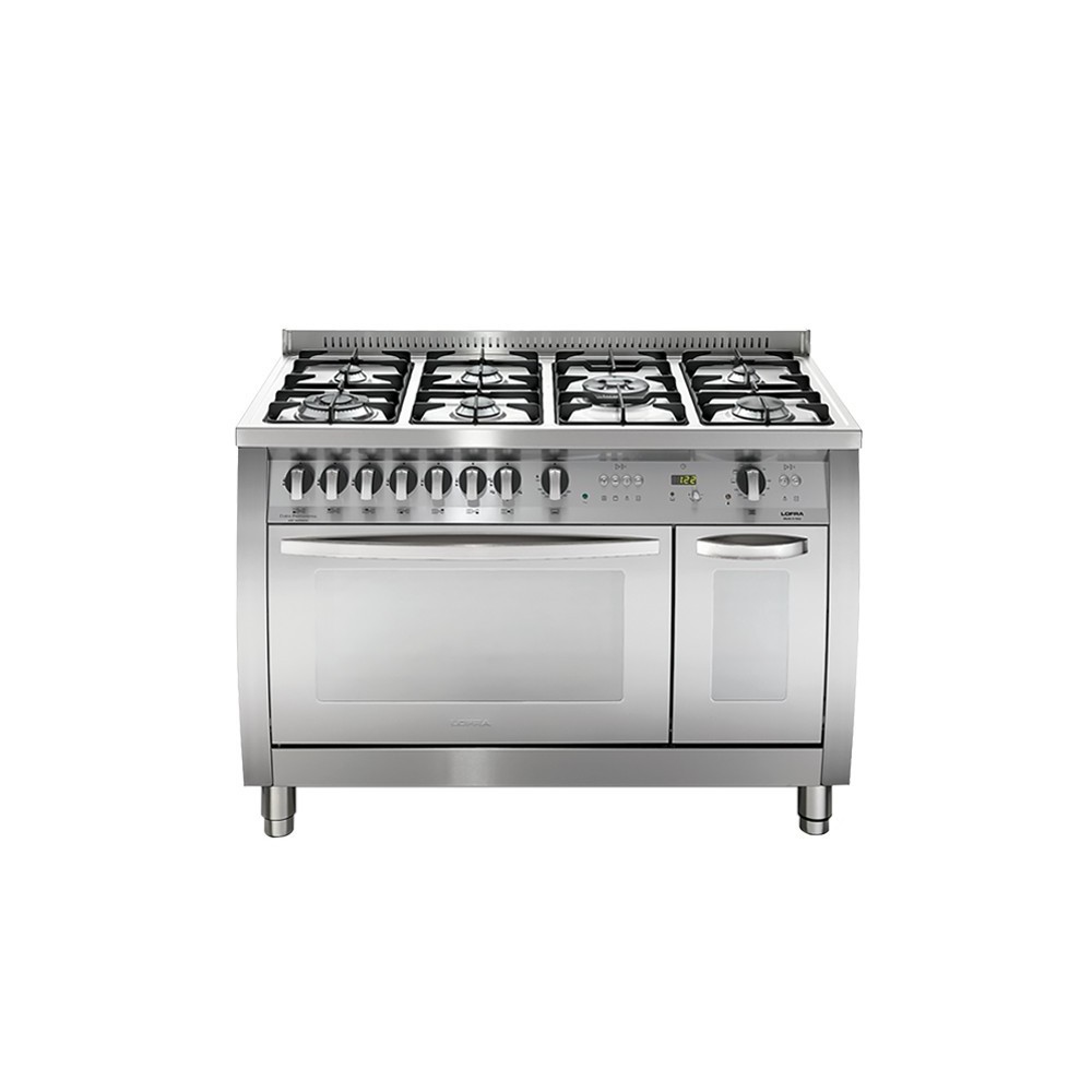Cuisinière Lofra CSD126GV+EC/2Ci 120cm – Double Four (Gaz Ventilé + Électrique) | 7 Brûleurs Gaz
