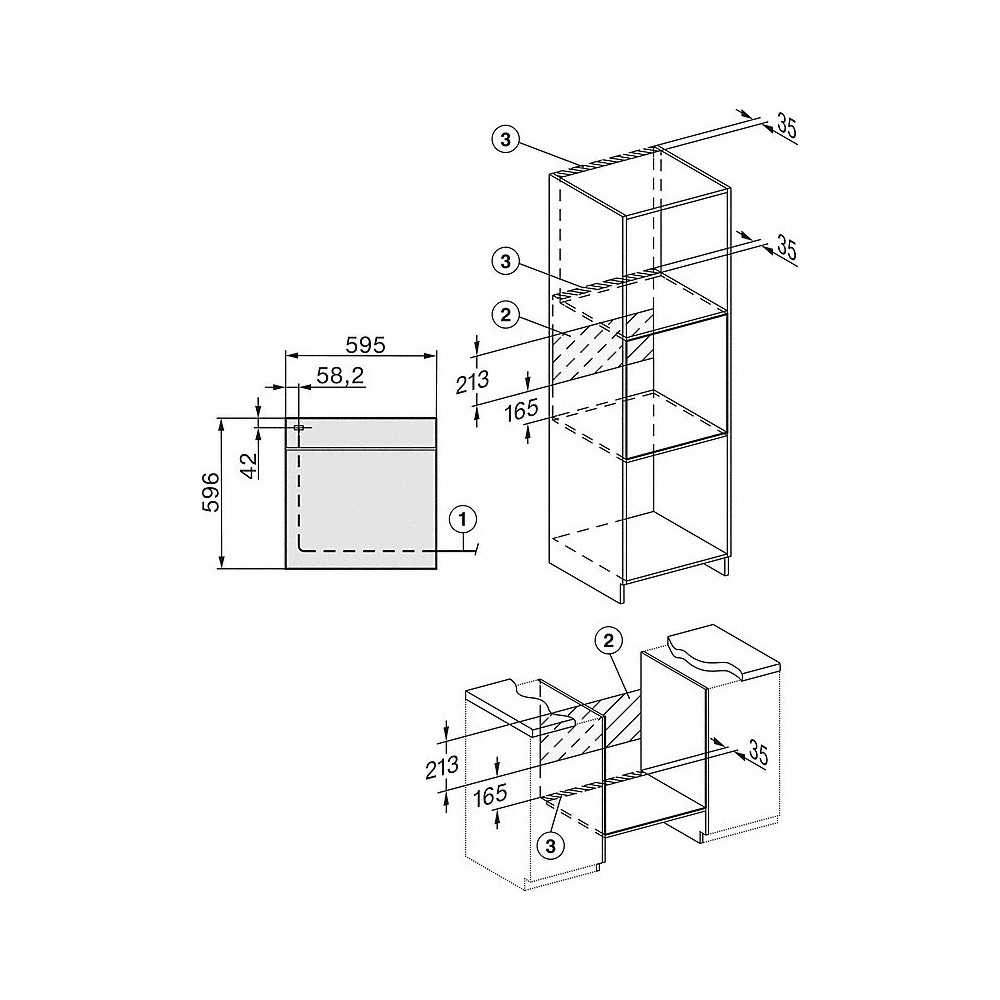 Built-In Oven H 7262 B PureLine, 76L, ClearText Display, Meat Probe, PerfectClean, A+ Rated