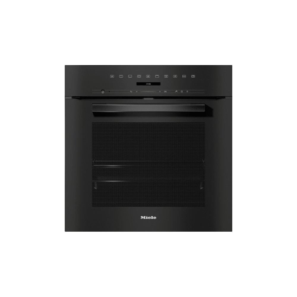 Forno da Incasso Miele H 7262 BP VitroLine OBSW - 76L, Pirolisi, Sonda, DirectSensor S, Nero Ossidiana