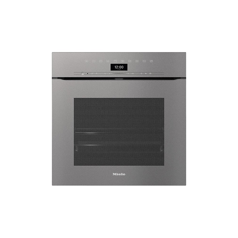 Miele H 7464 BPX ArtLine Built-In Oven - Grey Graphite, A+ Rated, 76L, with Pyrolysis, Steam Cooking & Probe