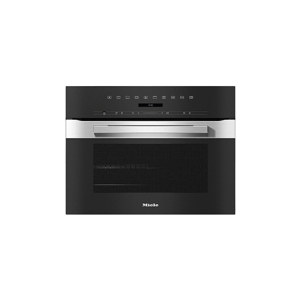 Four Compact Miele H 7244 B PureLine | Affichage Texte Clair