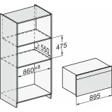 Forno Miele H 7890 BP PureLine - Largo 90 cm con Vapore e Pirolisi
