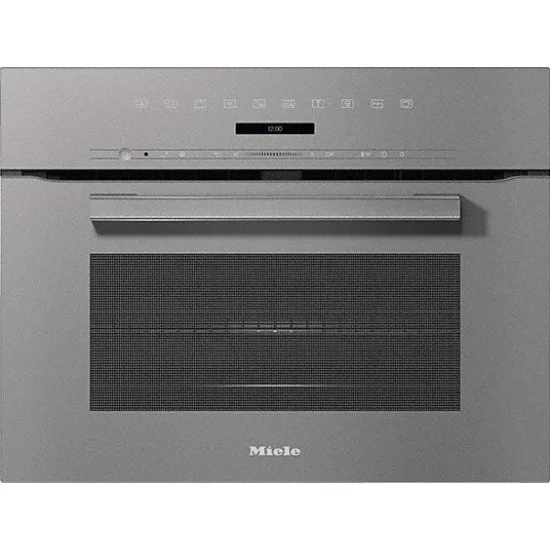 Miele H 7240 BM Built-In Combination Microwave Oven | VitroLine Grey