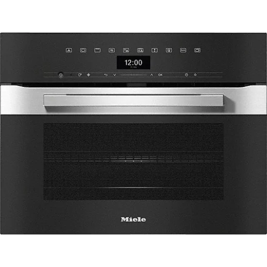 Forno Microonde Miele H 7440 BM PureLine - Incasso - Acciaio