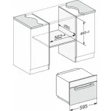 Forno Microonde da Incasso Miele M 7240 TC PureLine, 46 L, 900 W