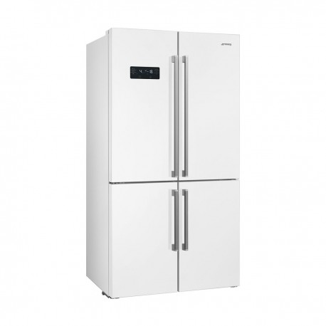 smeg FQ60BDF réfrigérateur blanc quatre portes