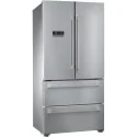SMEG FQ55FXDE Réfrigérateur 4 portes en acier inoxydable RECHERCHE Aucun classement de givre e
