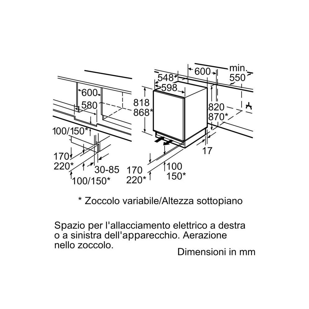 Refrigerador bajo Neff K4316XFF0