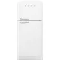 smeg FAB50RWH5 Frigorifero due porte anni '50, bianco,