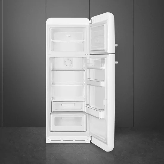 smeg FAB30RWH5 Fridge two doors 50's, white, 
