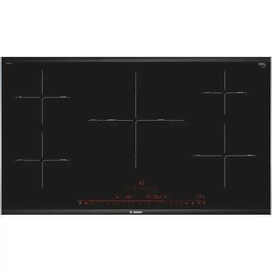 Bosch PIV975DC1E Plaque à induction Bosch de 90 cm avec Profils