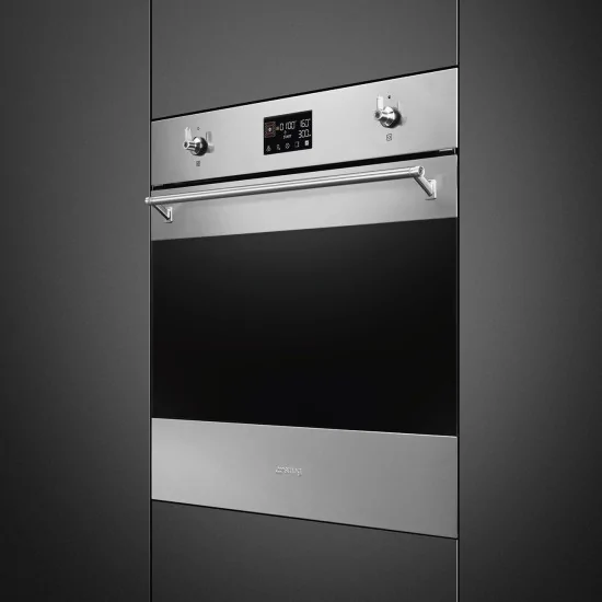 Smeg SO6302M2X Встраиваемая духовка из нержавеющей стали, 60 см, комбинированная микроволновая печь