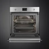 Smeg SO6302M2X Встраиваемая духовка из нержавеющей стали, 60 см, комбинированная микроволновая печь
