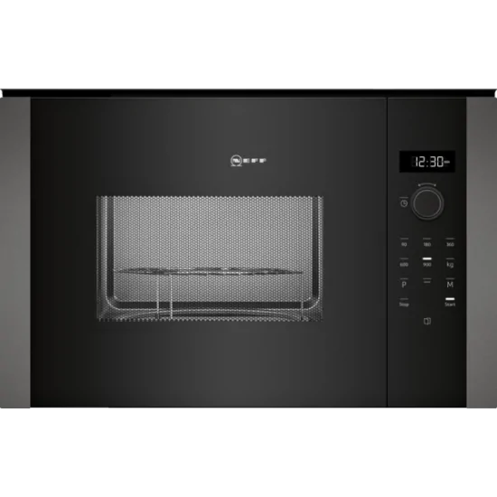 Neff 38cm graphite gray microwave oven with grill ideal for cooking