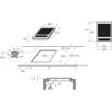 kitchenaid KHYD138510 PLAQUE À INDUCTION KITCHENAID DOMINO 38 CM