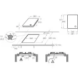 KITCHENAID PIANO COTTURA DOMINO GAS 38 CM INOX