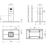 kitchenaid KEIPP12020 CAPPA A ISOLA 120 CM