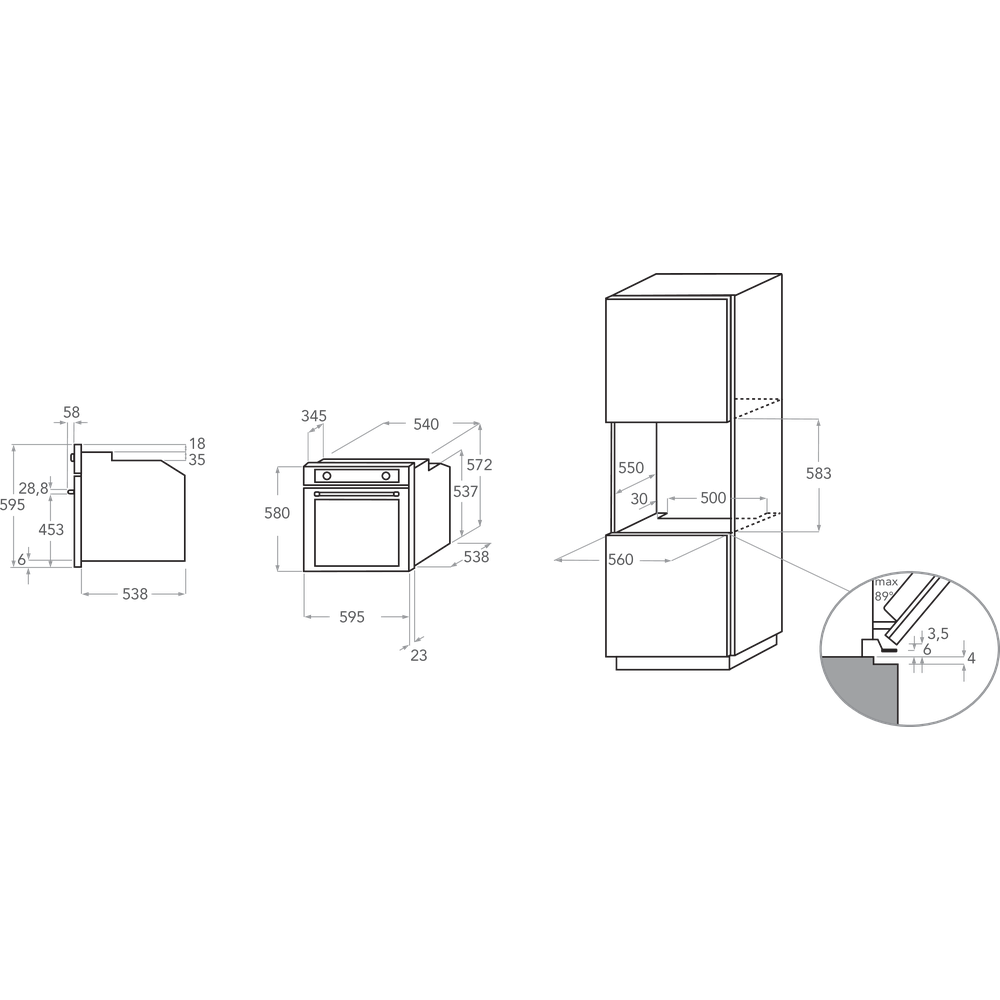 kitchenaid KOHSS60602 FORNO INCASSO MULTIFUNZIONE ACCIAIO INOX 60 CM