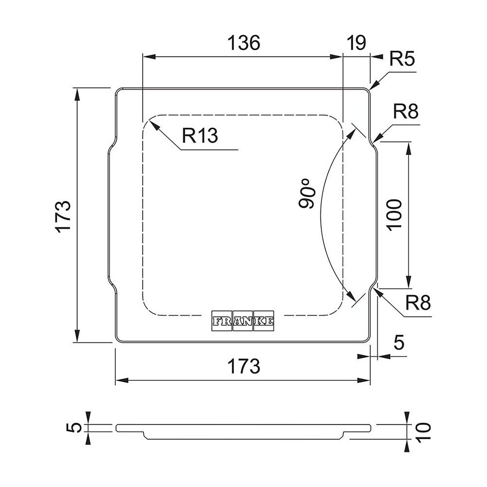 Franke ALL-IN Accessory Set 2 112.0655.482