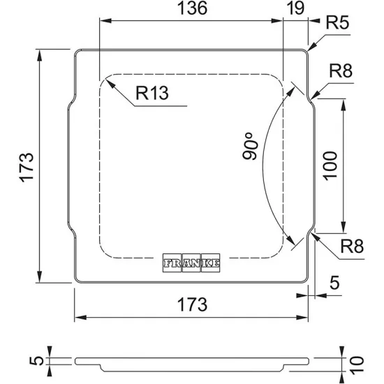 Franke ALL-IN Accessory Set 4 112.0655.488