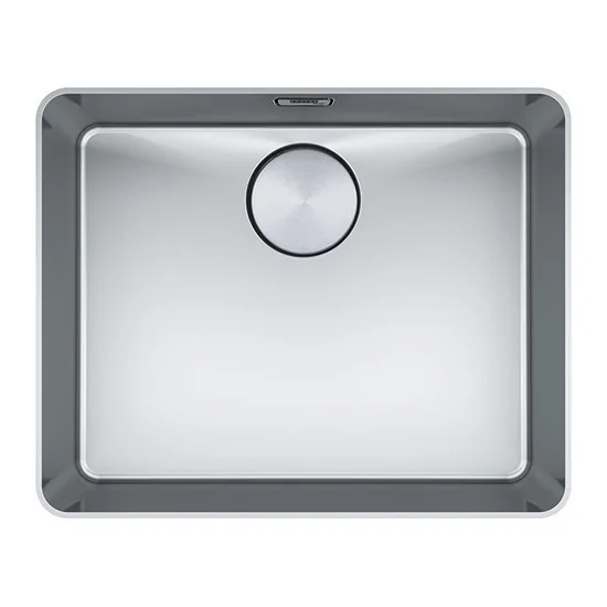 Versatility and refinement: discover the Franke MYTHOS MYX 210-50 SATIN STAINLESS STEEL bathtub for flush-mount and semi-flush i