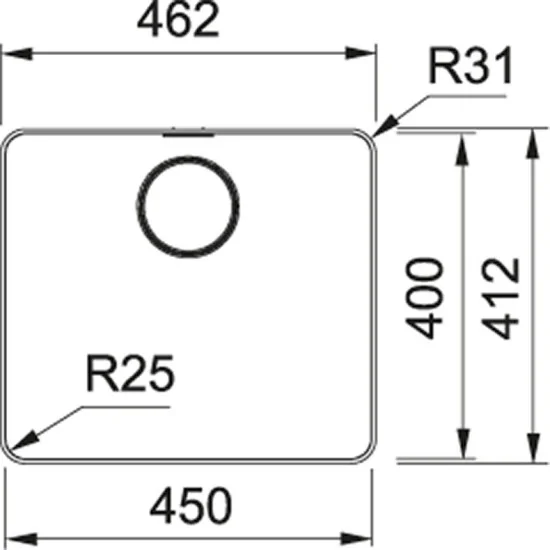 Versatilidad y refinamiento: descubra la bañera Franke MYTHOS MYX 210-45 INOX SATINATO para instalaciones filantrópicas y semifi
