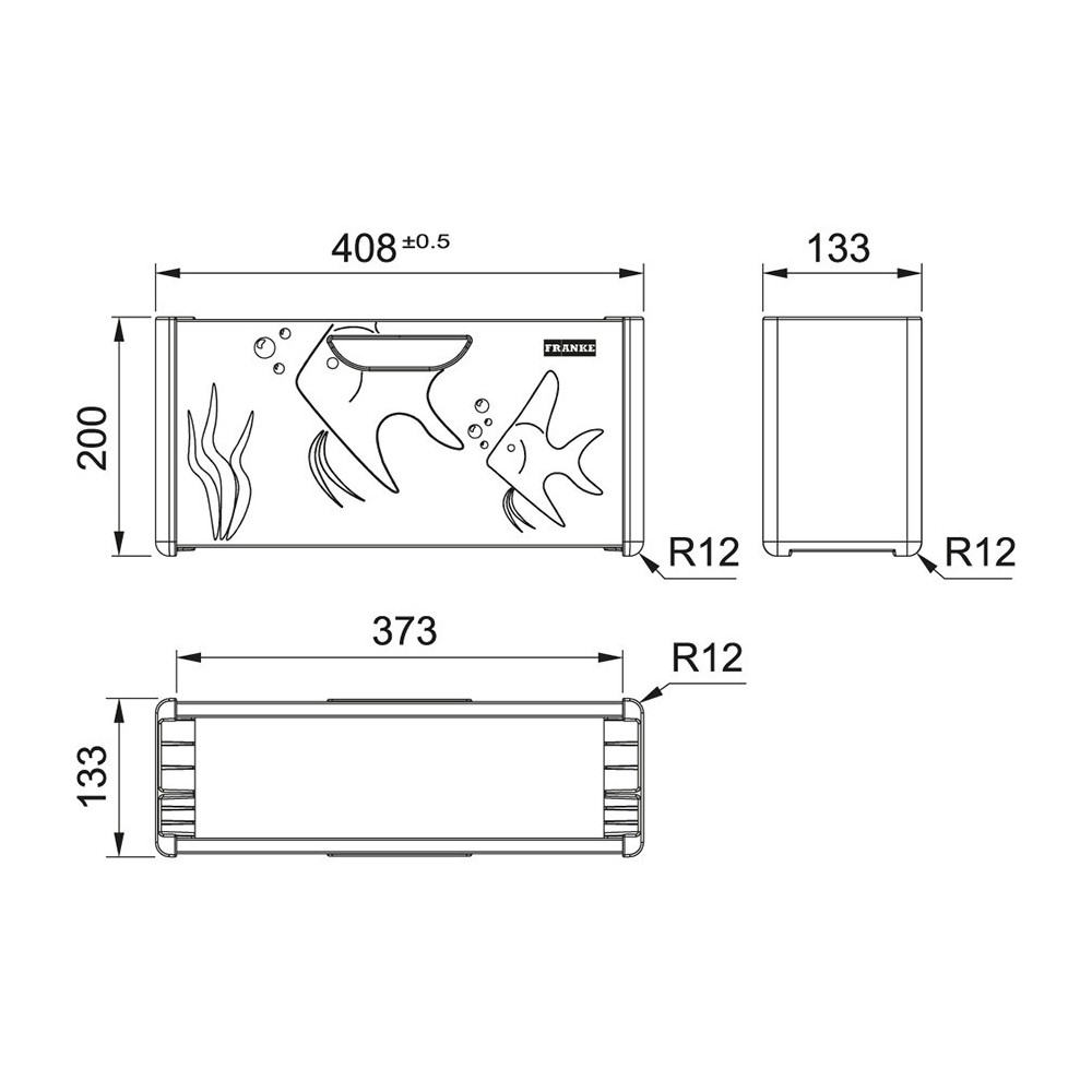 Franke Andy Chef para Franke Tanques de caja 112.0619.946