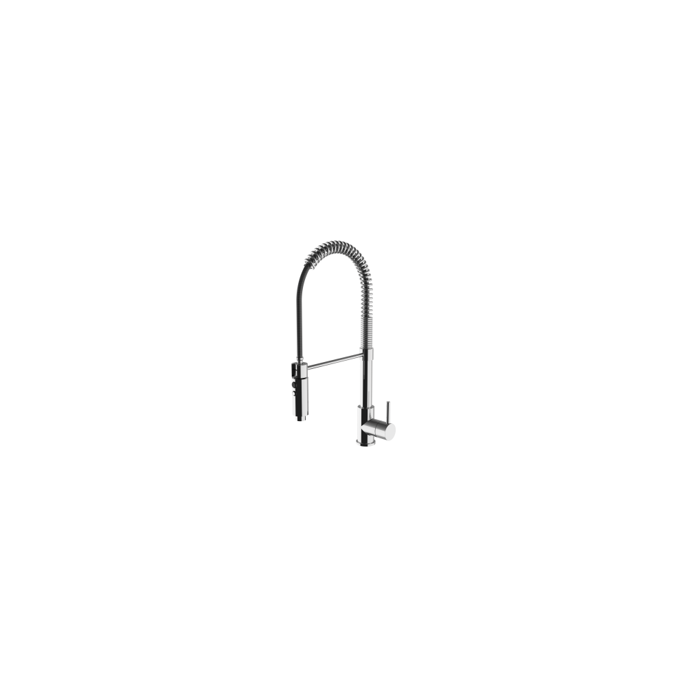 Barazza 1RUBMSGC SPRING MIXER TAP WITH DOUBLE-SPOUT SHOWER