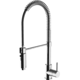 Barazza 1RUBMSGC SPRING MIXER TAP WITH DOUBLE-SPOUT SHOWER