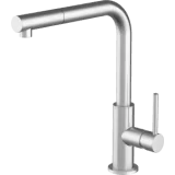 Barazza 1RUBOFDS OFFICINA STAHL-BRAUSEBATTERIE MIT AUSZIEHBARER BRAUSE