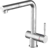 Barazza 1RUBMSTDV VINTAGE STEEL SHOWER MIXER TAP WITH PULL-OUT SHOWER