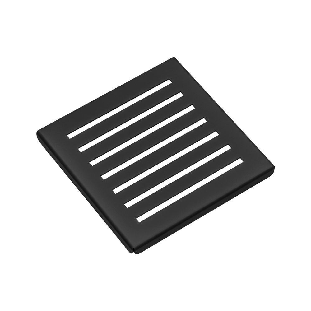 Ripiano / scolabicchieri piccolo in acciaio inox nero