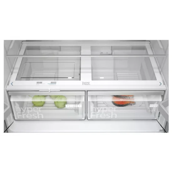 Siemens KF96NAXEA French Door Kühlschrank, 183 x 91 cm, Schwarzer Edelstahl