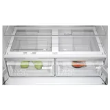 Siemens KF96NAXEA French Door refrigerator, 183 x 91 cm, Black stainless steel