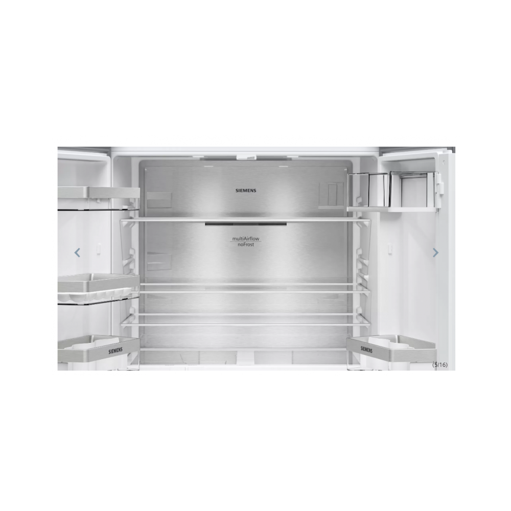 Siemens KF96NAXEA French Door Kühlschrank, 183 x 91 cm, Schwarzer Edelstahl