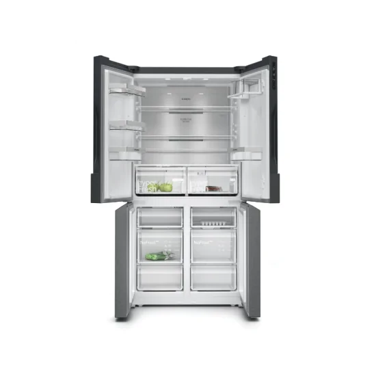 Siemens KF96NAXEA French Door Kühlschrank, 183 x 91 cm, Schwarzer Edelstahl