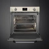 Smeg SOP6900TP Four 60 cm, Traditionnel Thermoventilé, crème A, Pyrolytique