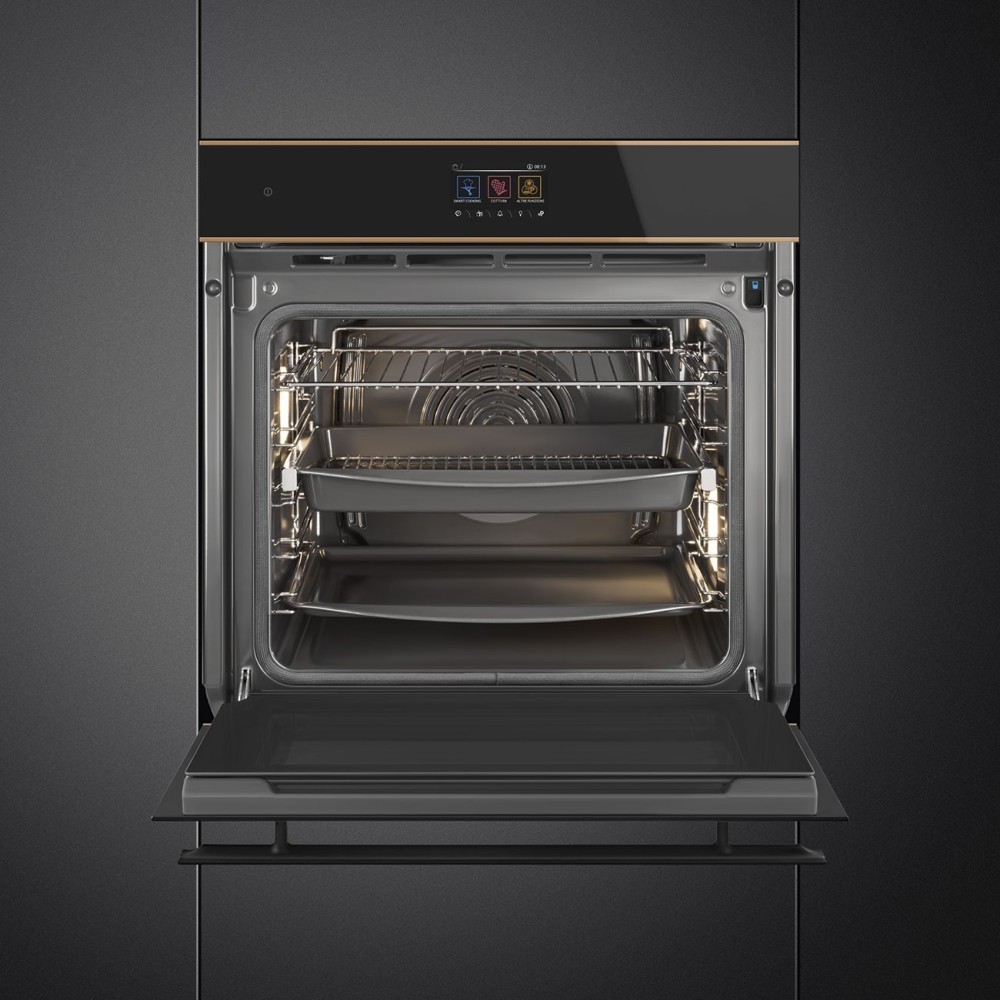 Oven Incasso Smeg SOP6604TPNR Termoventilado y Pirolitico 60 cm tención DueG Store