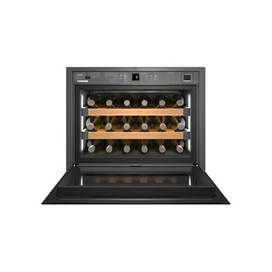 Liebherr WKEgb 582 Cantina Climatizzata per Vini, Vetro Nero, 18 Bottiglie | Duegstore.com