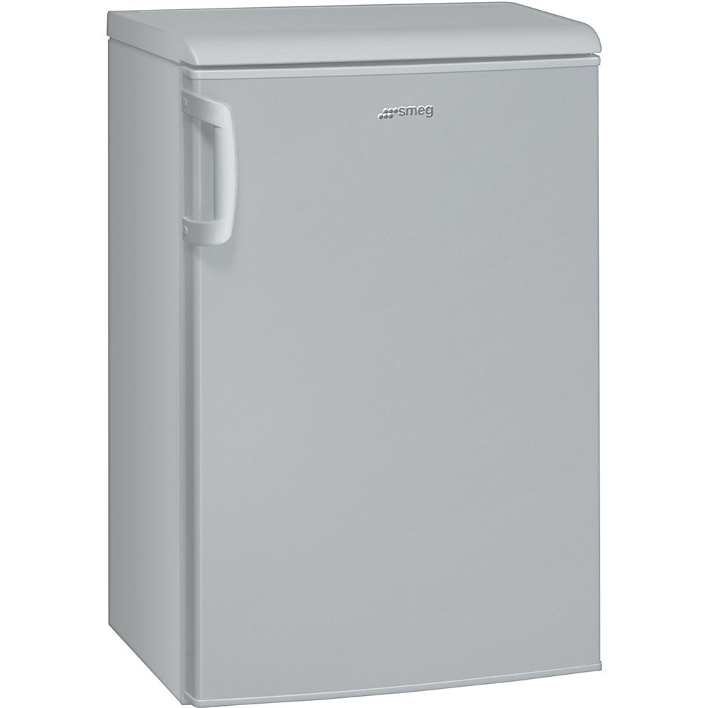 smeg FA120ES Frigorífico de una puerta, 54,5 cm, plateado