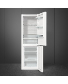 Refrigerador, Universal, Combinado, Instalación gratuita, Posición de bisagra: Correcto, Blanco, No Frost