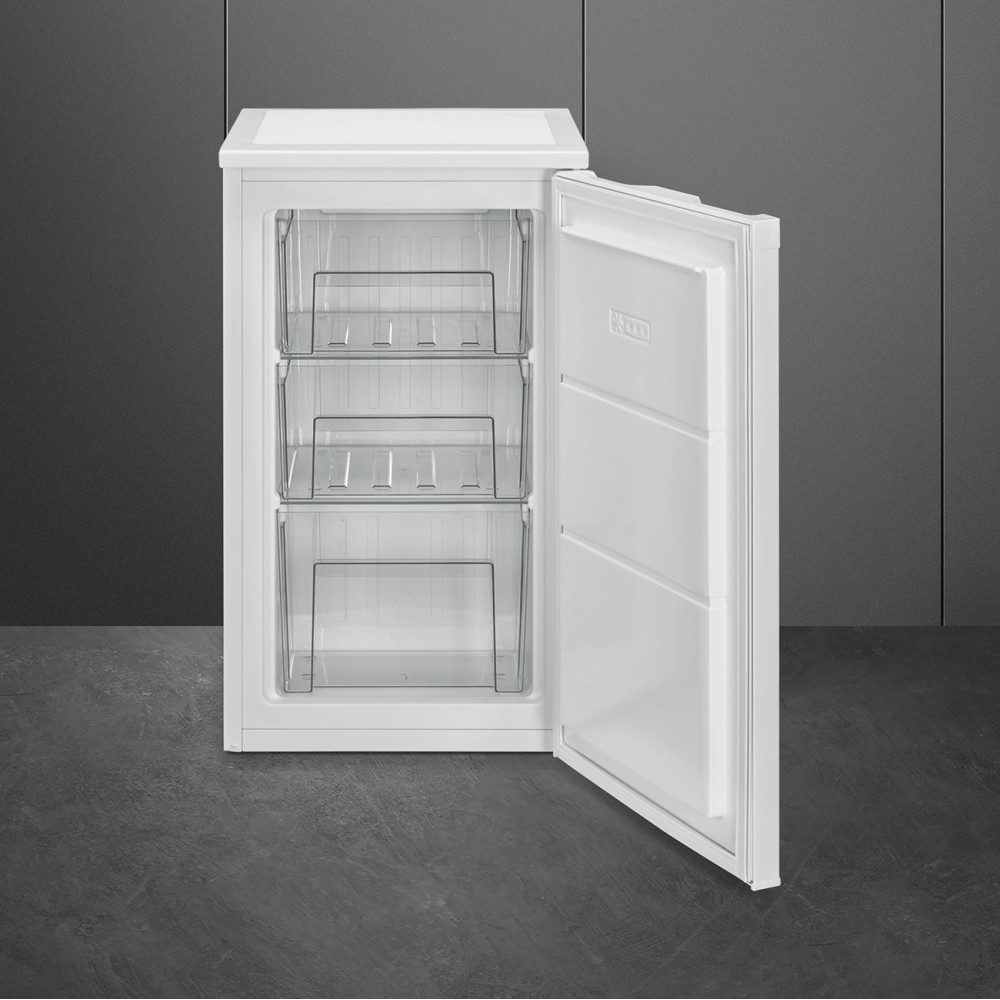 Smeg FF08FW Freezers, Universal, Sub-Table, Free Pose, Hingeposition: Right, White, Static, F