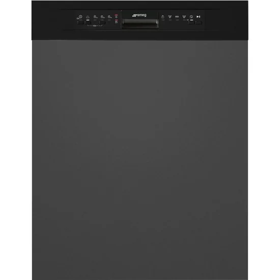 Посудомоечная машина smeg PL292DN с открытой передней панелью черного цвета