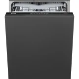 Dishwasher, Universal, Built-in total concealed, 60 cm, Number of place settings: 13, Black, C