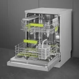 smeg LVS292DX Lavastoviglie, Universale, Libera installazione, 60 cm, Numero coperti: 13, Acciaio Inox, D