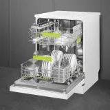 smeg LVS292DB Lavastoviglie, Universale, Libera installazione, 60 cm, Numero coperti: 13, Bianco, D