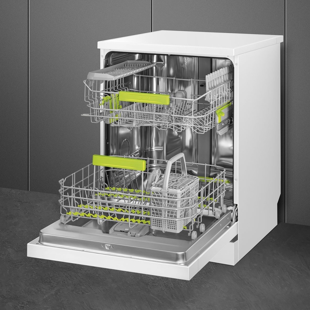 Lavastoviglie, Universale, Libera installazione, 60 cm, Numero coperti: 13, Bianco, D