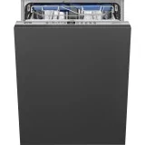 Dishwasher, Universal, Built-in total concealed, 60 cm, Number of place settings: 13, Silver, C